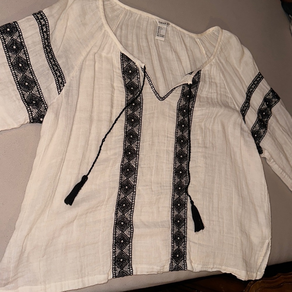 Cotton pleasant blouse
